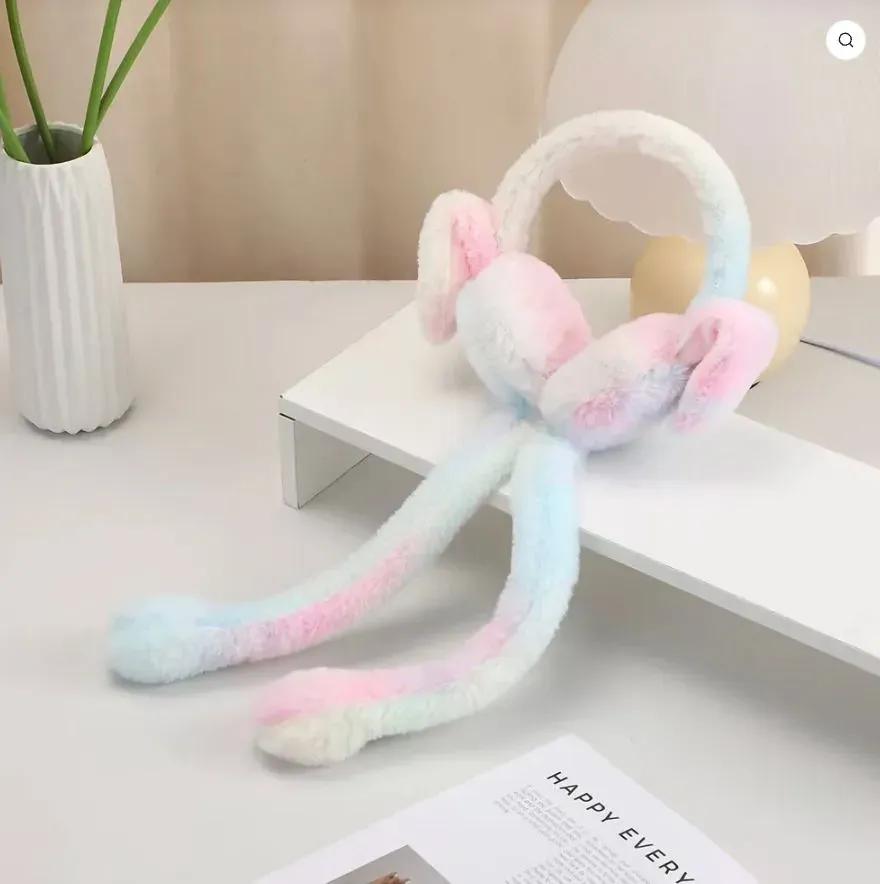 Kids Cute Bunny Ear Muff – Soft Plush Winter Ear Cover for Boys & Girls