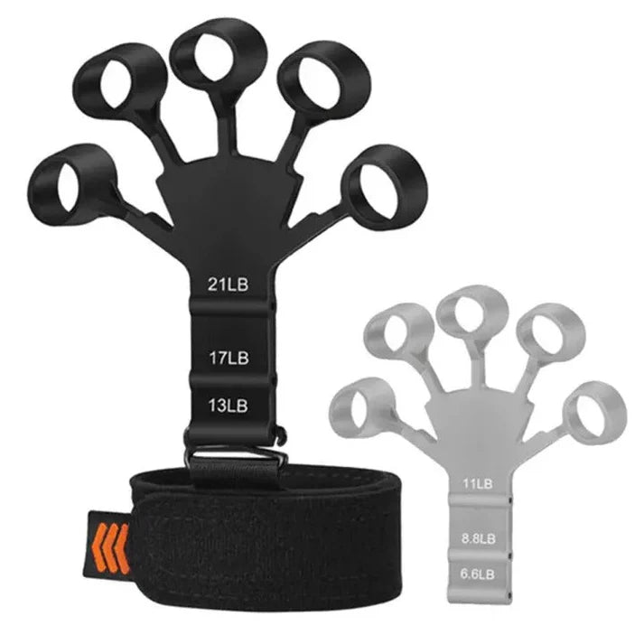 Silicone Hand Griper Finger Exerciser Strengthener Stretcher