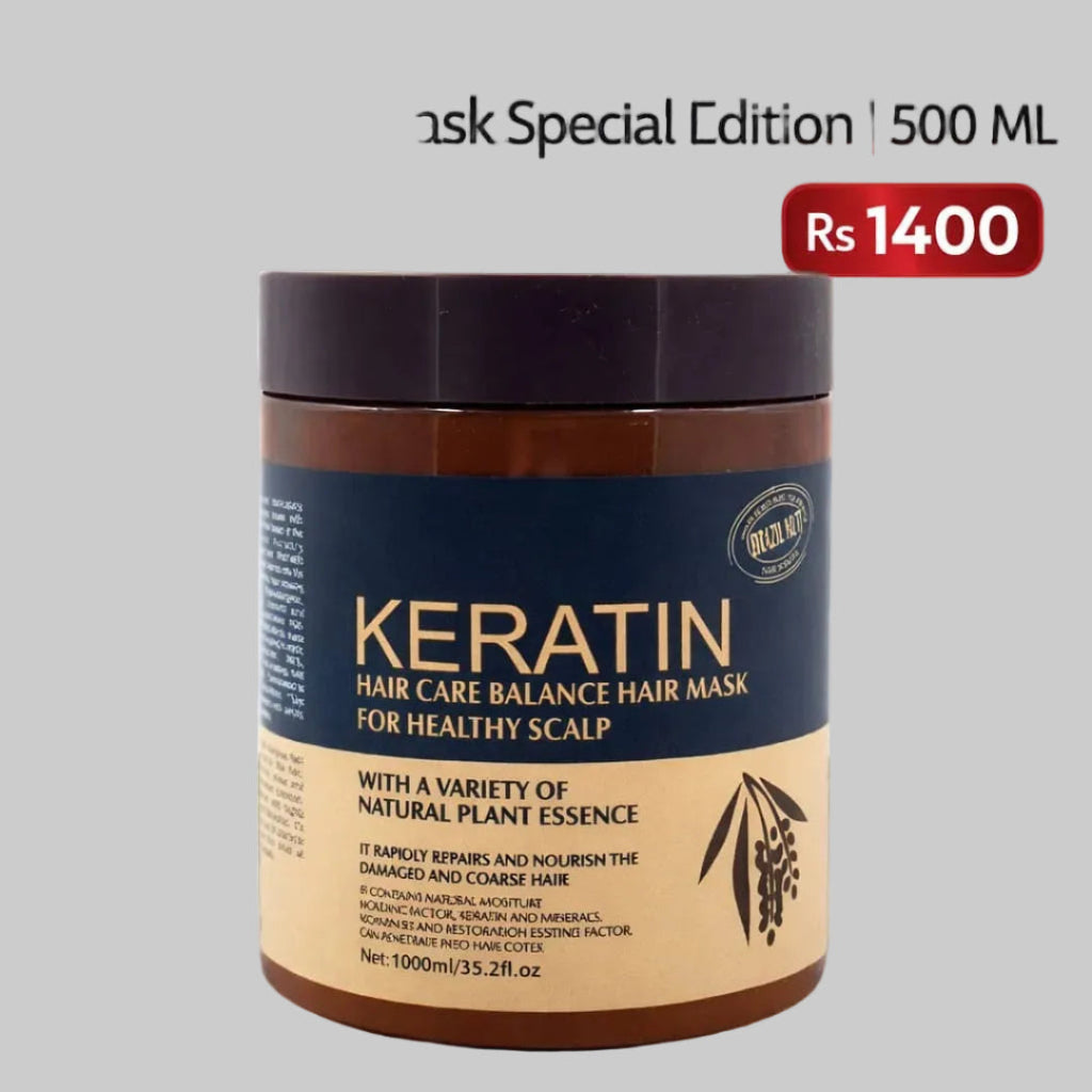 Keratin Hair Mask – Special Edition (500ml) Dry & Damaged Hair Repair | Smooth & Shiny Hair